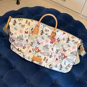 Dooney & Bourke Disney Sketch Weekender Bag
